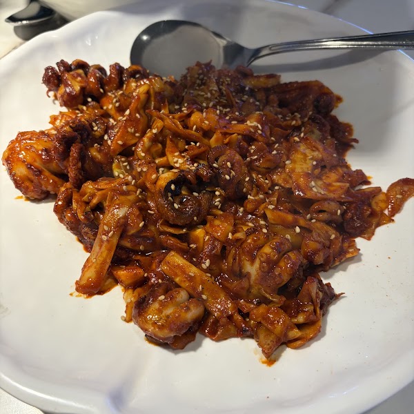 Spicy octopus bowl