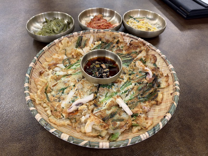 Seafood pancake