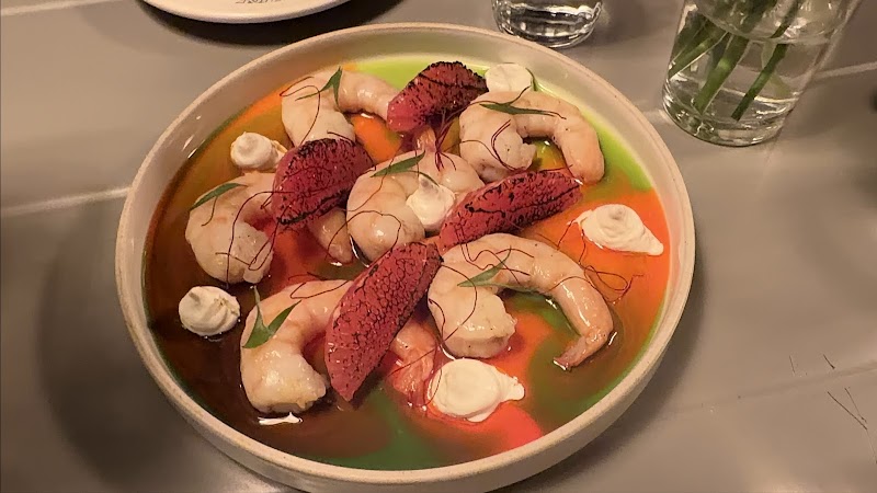 Gourmet seafood dish at Vinvin