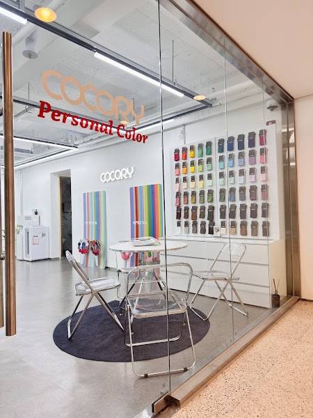 Studio interior and consultation area at COCORY Myeongdong