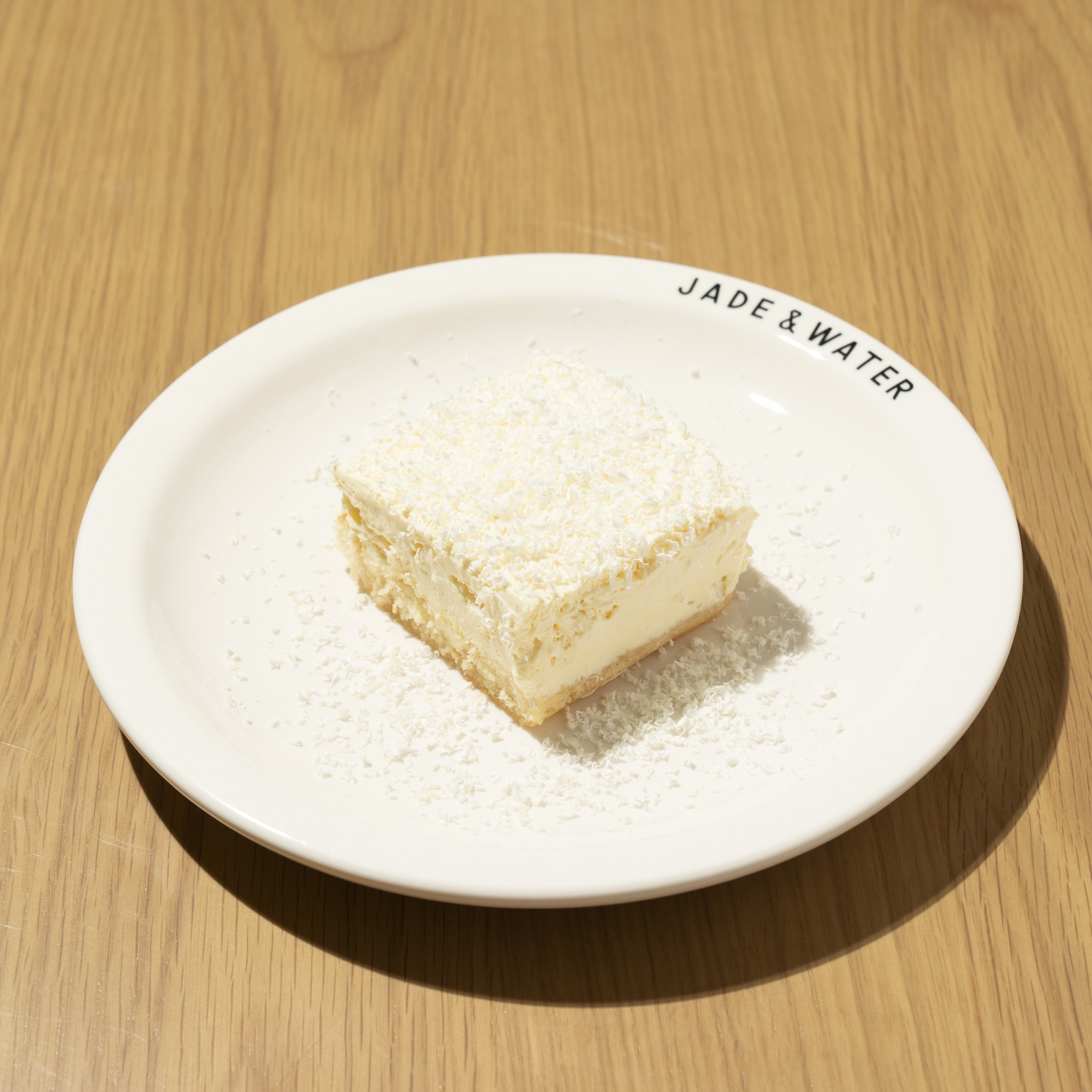 Yuzu tiramisu with white chocolate