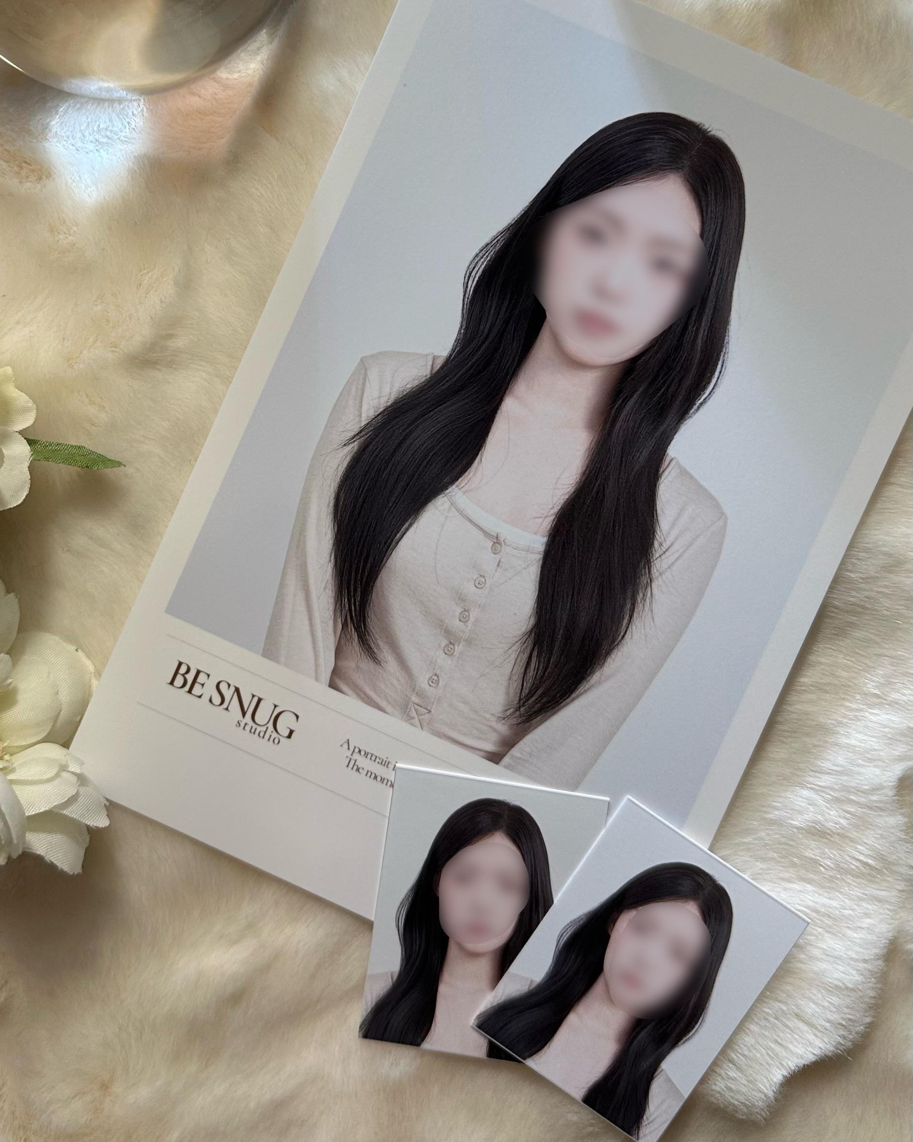 Physical portrait prints