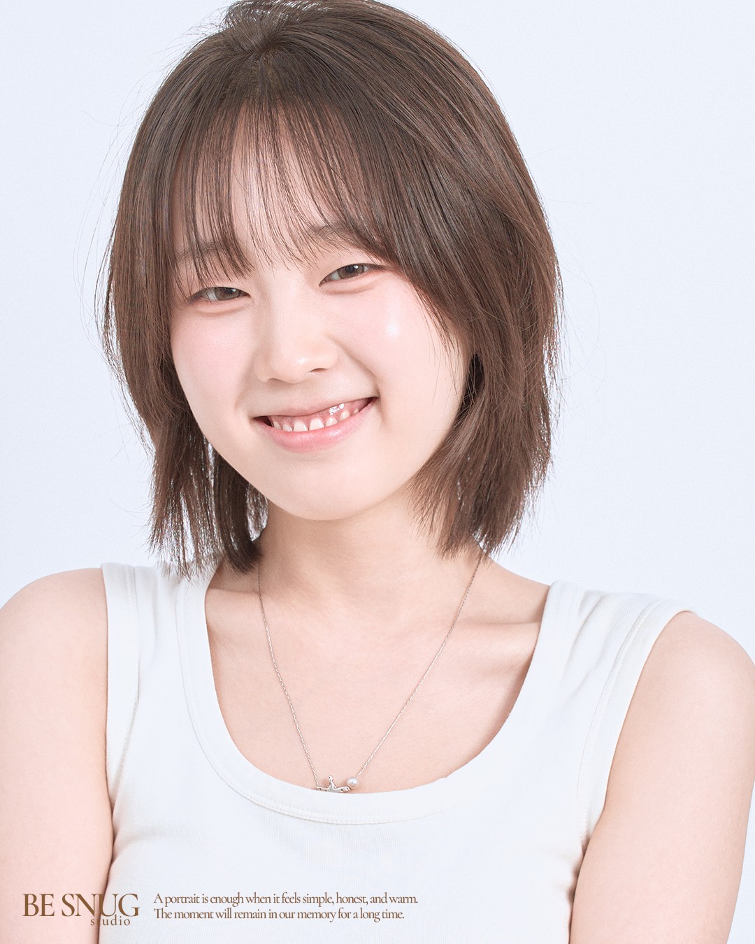 Clean ID photo example