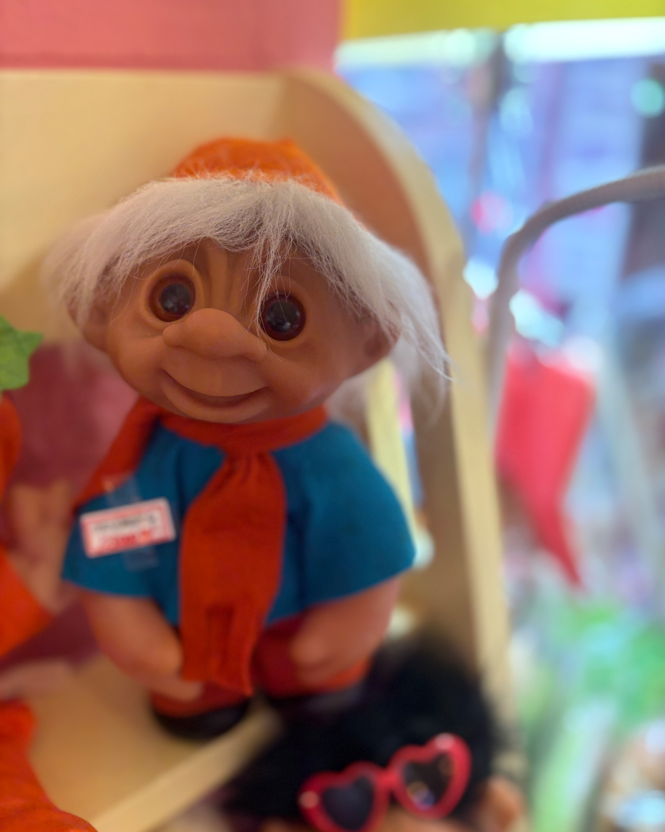 Vintage imported troll dolls