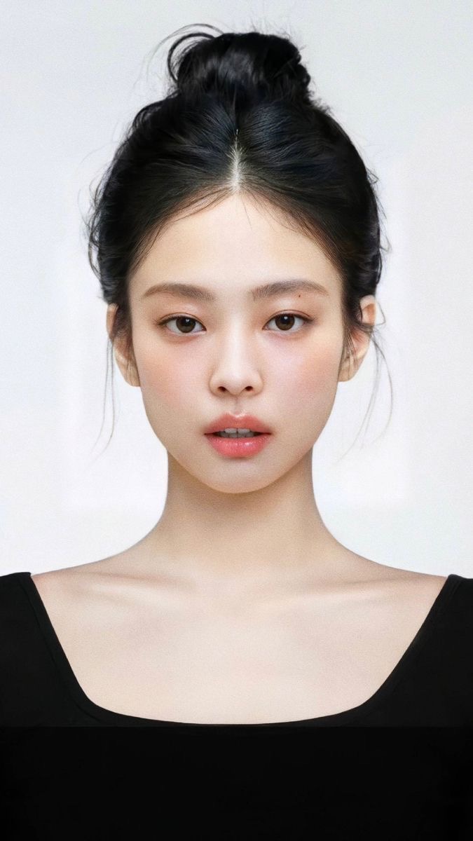 High bun profile shot