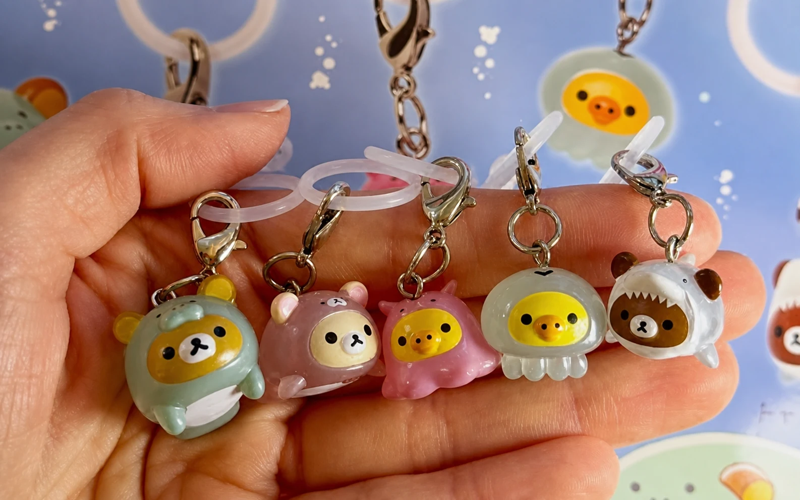 Mini character keychains