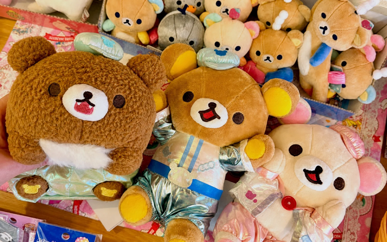 Rilakkuma character plush display