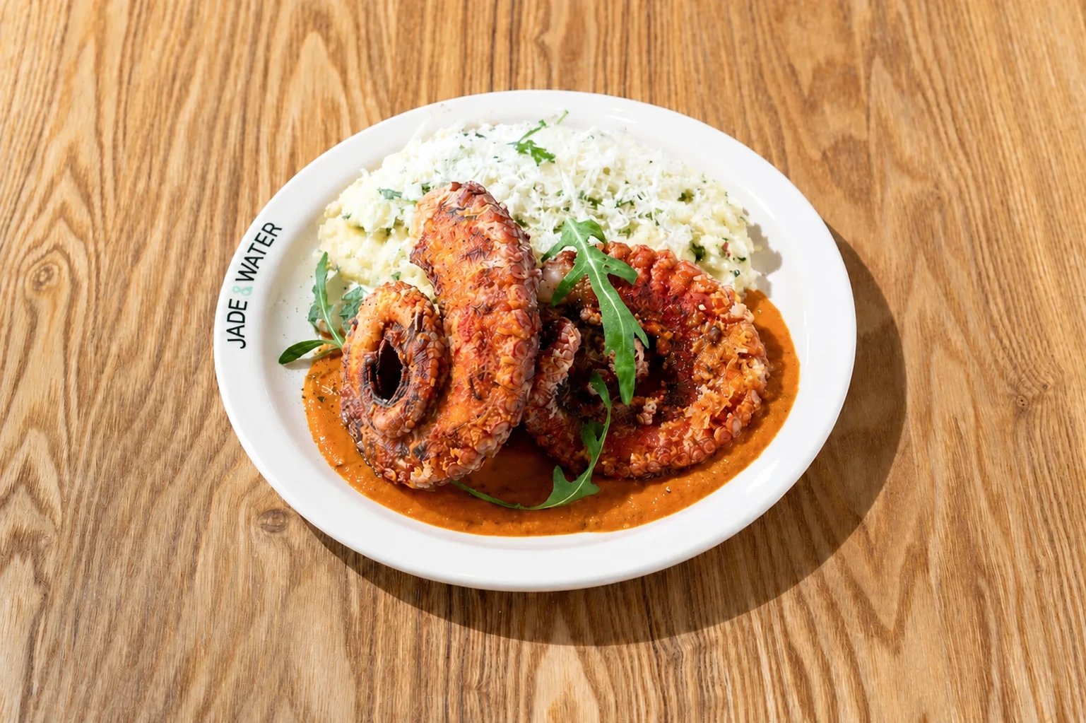 Octopus and potatoes with Romesco sauce