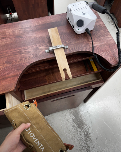 Loventa jewelry workbench and finishing tools