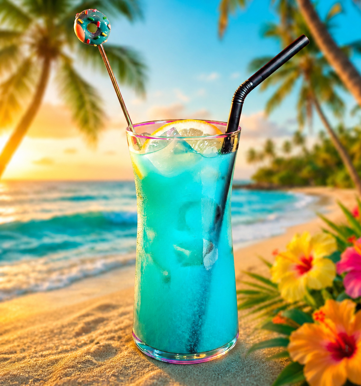 Blue Hawaii cocktail
